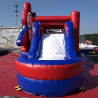 3d Spiderman Castle With Slide