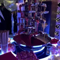 Duel Cascading Chocolate Fountain Hire