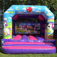 Rainbow Unicorn Bouncy Castle