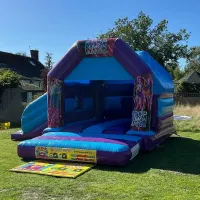 Demon Hunters Purple And Blue Bounce And Slide
