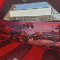 Monster Truck Double Lane Slide Hire