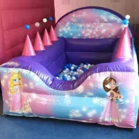 3d Princess Carriage Castle And Princess Airjuggler Ballpool