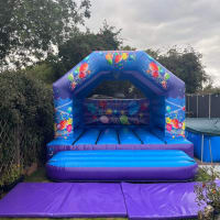Blue Party Bouncy Castle