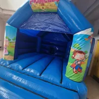 Blue Princess Bouncy Castle