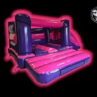 Pink And  Purplelow Hight Castle