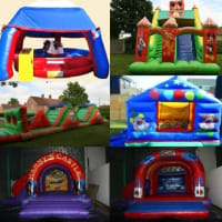 15ft X 15ft Rodeo Bull(4 Hours) & 24ft X15ftx28ft Disney Megga Slide & 50ft X 10ft Jungle Book Assault Course & 15ft X 17ft Harry Potter Slide & 21ft X 15ft  Disney Theme Slide &10ft X 9ft  Ball Pool