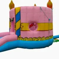 10ft X 10ft Birthday Cake Bouncy Castle