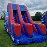 10ft Disco Theme Slide Red And Blue