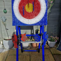 Axe Throw With Throwing Stars And Thomahawks