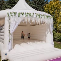 White Wedding Bouncy Castle