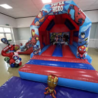 Giant Obstacle Course  Mega Slide  4 Inflatable Games And Castles
