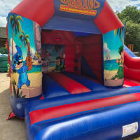 15ft X 15ft Lilo And Stitch Themed Bouncy Castle