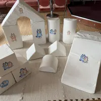 Blue Dog White Soft Play