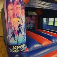 12ft X 12ft K-pop Demon Hunters Interchangeable Bouncy Castle