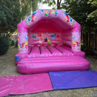 Pink Party Time Bouncy Castle Hire Basildon Essex