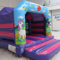 Rainbow Unicorn Bouncy Castle