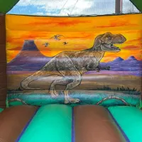 14ft X 16ft Dinosaur Bounce And Slide