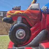 Monster Truck Double Lane Slide Hire