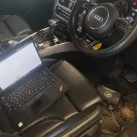 Audi Mobile Ecu Remapping Using Professional Alientech Tuning Equipment