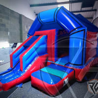 Blue And Red Front Slide Bouncy Castle