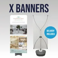 X Banner (outdoor) 800x1800mm