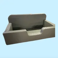 Low Bed Safe Surround Padding With High Back Wall