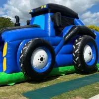 Tractor And Trailer Bouncy Castle