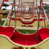 Vintage Swing Boats Fairground Ride