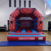 Children's Spiderman Themed Bouncy Castle For Hire In Nottingham