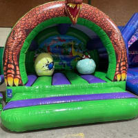 Dinosaur Bouncy Castle 3d