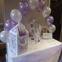 Helium Filled Table Balloon Arch