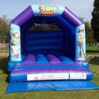 Toy Story  Castle 12ft X 15ft Purple And Blue