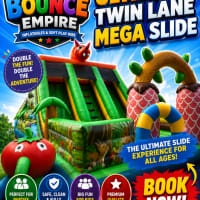 Mega Twin Lane Jungle Slide