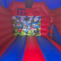 15ft X 15ft Minecraft Themed Bouncy Castle