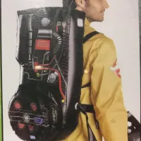 Mens Ghost Buster Costume - Jumpsuit And Inflatable Backpack