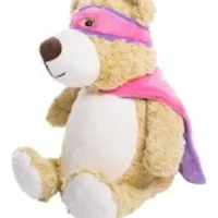 Superhero Pink Teddy Bear