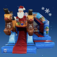 Christmas Bouncy Castle 3d With Slide