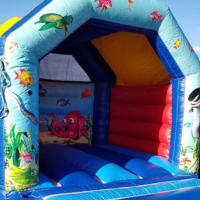 10ft X 10ft Underwater Themed Bouncy Castle