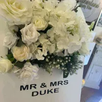 Elegant Flower Welcome Board