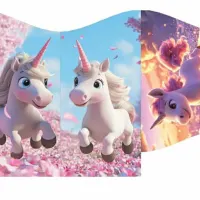 The Magical Unicorn Purple And Blue Bounce And Slide