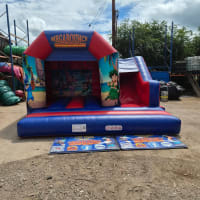 15ft X 15ft Lilo And Stitch Themed Bouncy Castle