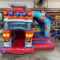 3d Dinosaur Head Bouncy Castleslide 12ft X 15ft