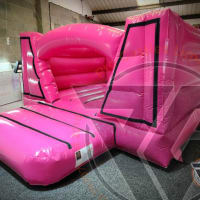 12ft X 14ft Pink V Front Arch Bouncer