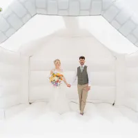 Wedding White Bouncy Castle Hire