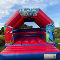 Wide Red And Blue Bouncy Castle 12ft X 15ft