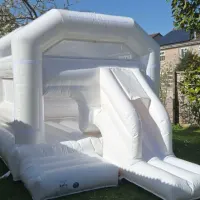 White Bouncy Castle