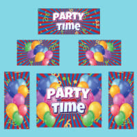 Bca-06 Kids Party Time A Frame Castle