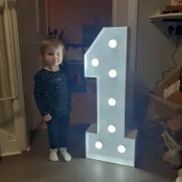 4ft Led Numbers - Number 1