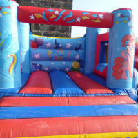 My Little Pony Bouncy Castle With Side Slide