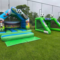 Football Bouncy Castle And Penalty Shootout Package